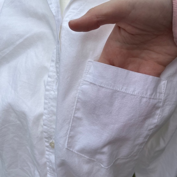 NWOT White Button Up - Picture 4 of 4